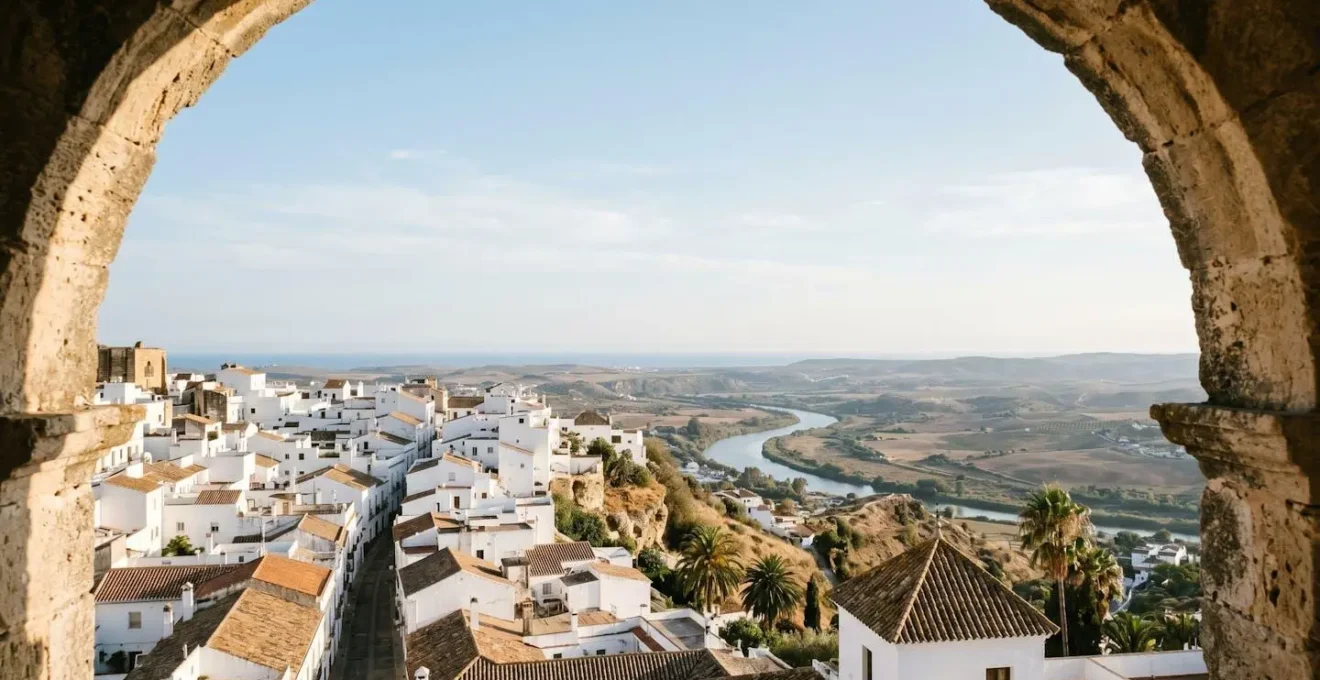 Geographic representation of flamenco styles origins across Andalusia from Seville to Cadiz