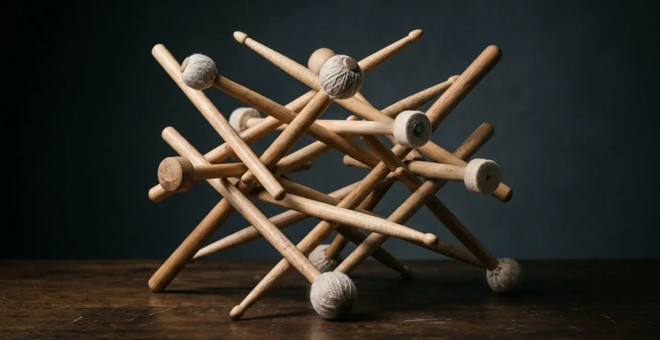 Visual metaphor showing interconnected musical elements representing ensemble interdependence