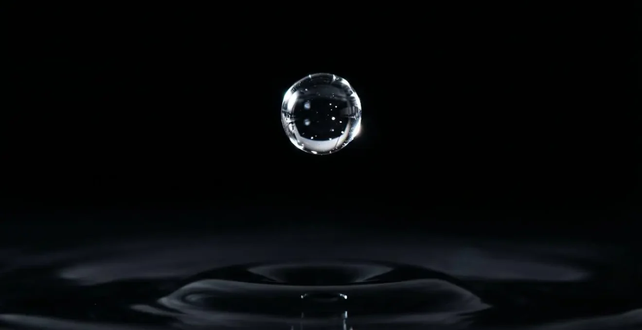 Macro detail of sound waveform showing dramatic contrast between dense audio and complete silence
